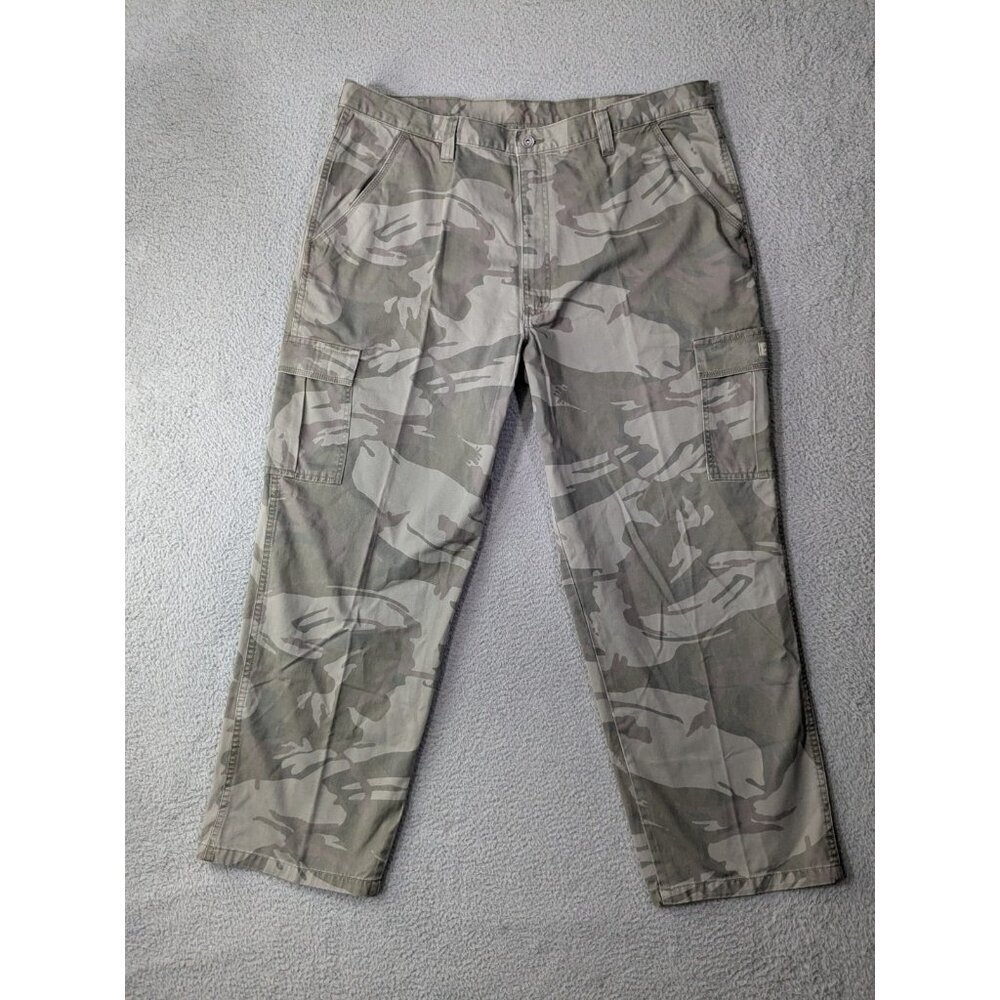 Wrangler Hero Cargo Pants Mens 42x30 Camo Army Utility Work